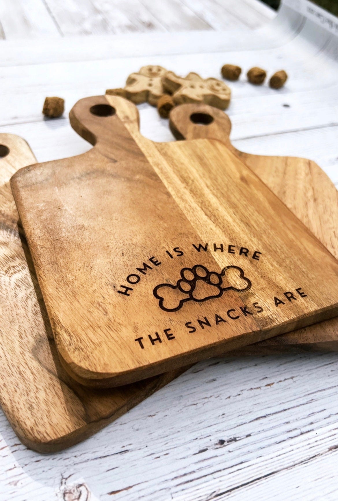 Custom Charcuterie Board for Dogs | Unique Dog Owner Gift | Mini Pawcuterie Serving Tray | Personalized Barkuterie | Dog Mom Birthday Gift